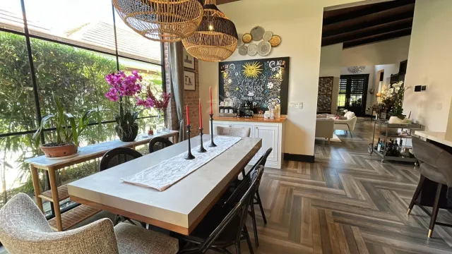 Casa de una planta en Condominio Oro Sol, Río Oro – Santa Ana
