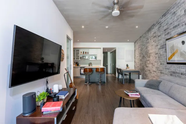 Apartamento Moderno con Jardín Privado en Arborea Flats, Santa Ana