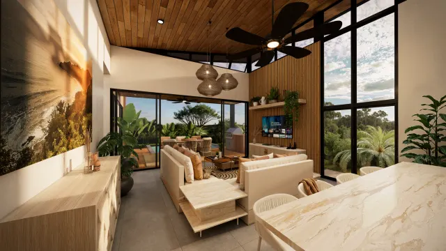 Casa Contemporánea con Piscina Privada en Serena Blue Residences, Corozalito