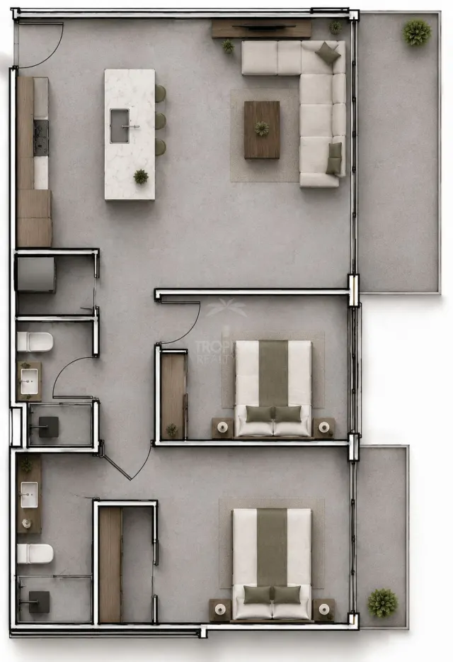Casa Contemporánea con Piscina Privada en Serena Blue Residences, Corozalito
