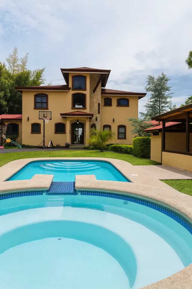 Casa con Piscina, Apartamentos y Vista Panorámica en Escazú